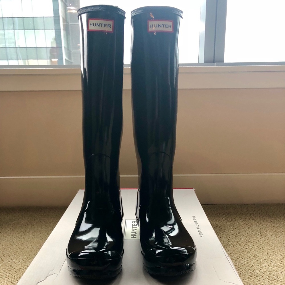 Glossy Hunter Boots